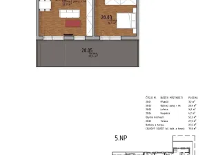 Pronájem bytu 2+kk, Kladno, Vrchlického, 80 m2