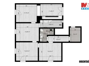 Pronájem bytu 4+kk, Jablonec nad Nisou - Mšeno nad Nisou, U Přehrady, 90 m2