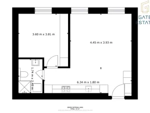 Prodej bytu 2+kk, Křížkový Újezdec, 46 m2