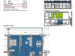 Pronájem bytu 2+kk, Brno, Křenová, 71 m2