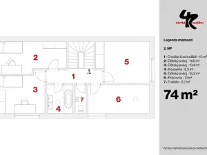 Prodej rodinného domu, Zlonín, Lísková, 192 m2