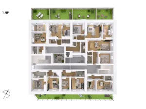 Prodej bytu 3+kk, Postupice, Blanická, 83 m2