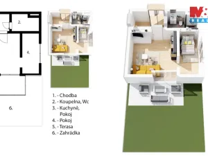 Prodej bytu 1+kk, Praha, Pekařova, 30 m2