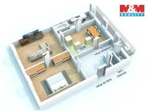 Prodej bytu 3+kk, Kutná Hora - Hlouška, Nádražní, 80 m2