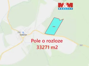 Prodej pole, Velečín, 33271 m2