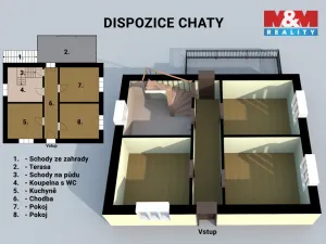 Prodej chaty, Držková, 61 m2