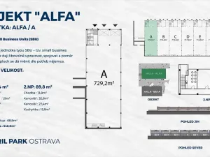 Pronájem skladu, Ostrava, Kotalova, 8855 m2
