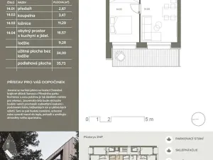 Prodej bytu 2+kk, Čachrov, 35 m2