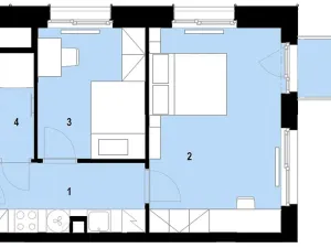 Prodej bytu 2+1, Brno, Plynárenská, 41 m2