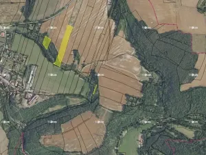 Prodej pole, Bratřínov, 8413 m2