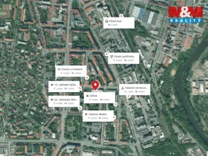 Prodej bytu 2+1, Plzeň - Jižní Předměstí, Alešova, 52 m2