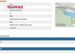 Prodej podílu pole, Bořanovice, 3949 m2