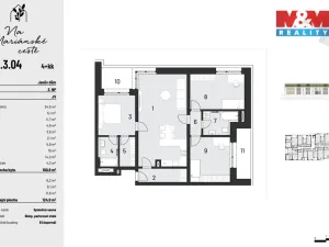 Prodej bytu 4+kk, Brandýs nad Labem-Stará Boleslav, Dřevčická, 96 m2