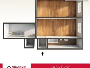 Prodej bytu 2+1, Brno, Úvoz, 52 m2