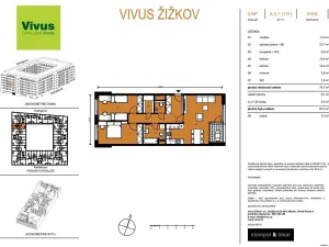 Prodej bytu 3+kk, Praha - Žižkov, Roháčova, 87 m2