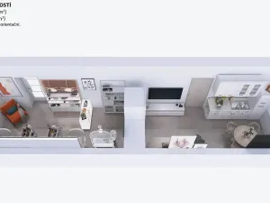 Pronájem kanceláře, Brno, Antonínská, 27 m2