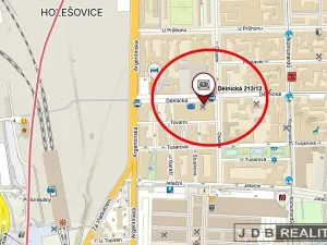 Pronájem kanceláře, Praha - Holešovice, Dělnická, 60 m2