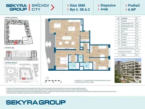 Prodej bytu 4+kk, Praha, Šiklové, 132 m2