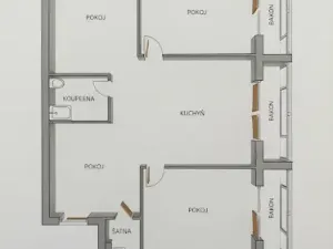 Prodej bytu 3+1, Bílina, Sídliště Za Chlumem, 80 m2