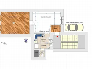 Prodej bytu 2+kk, Praha - Smíchov, Klicperova, 57 m2