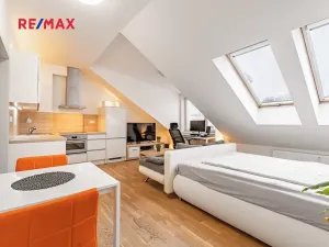 Pronájem bytu 1+kk, Praha - Dejvice, Velvarská, 44 m2