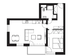 Pronájem bytu 2+kk, Ústí nad Orlicí, Východní, 63 m2