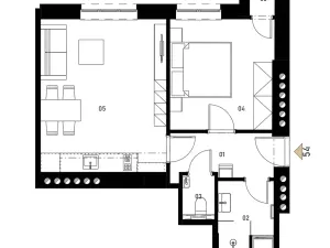 Prodej bytu 2+kk, Praha - Břevnov, Pod Drinopolem, 46 m2