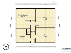 Prodej bytu 3+kk, Maletín, 56 m2