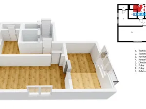 Prodej bytu 3+1, Vršce, 70 m2