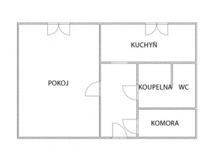 Prodej bytu 1+1, Náchod, Borská, 34 m2
