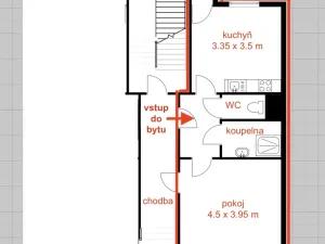 Pronájem bytu 1+1, Ostrava - Mariánské Hory, Hudební, 45 m2