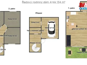 Prodej bytu 4+kk, Nymburk, Na Splavech, 134 m2