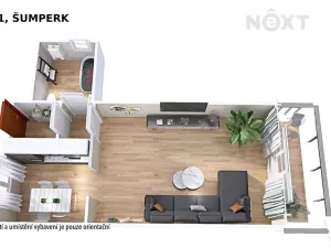 Pronájem bytu 1+1, Šumperk, nám. Jana Zajíce, 45 m2