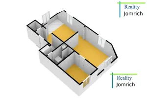 Pronájem bytu 2+1, Liberec, Palackého, 55 m2
