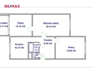 Prodej bytu 3+1, Rokycany, Pražská, 75 m2
