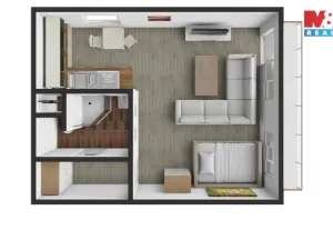 Prodej bytu 1+kk, Kladno, Štechova, 49 m2