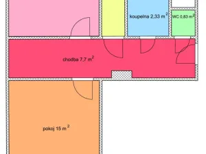 Prodej bytu 2+1, Ostrava, Mjr. Nováka, 50 m2