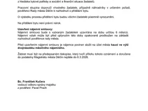 Pronájem bytu 1+1, Děčín, Mírové nám., 39 m2