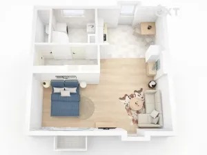 Prodej bytu 1+kk, Brno, Högrova, 37 m2