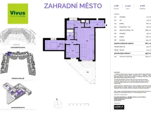 Prodej bytu 4+kk, Praha - Záběhlice, Želivecká, 95 m2