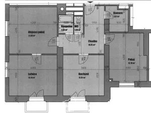 Pronájem bytu 3+1, Praha - Vršovice, Bělocerkevská, 81 m2