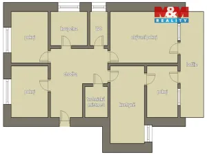 Prodej bytu 4+1, Pacov - Roučkovice, 80 m2