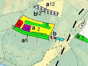 Dražba lesa, Jesenice, 2895 m2