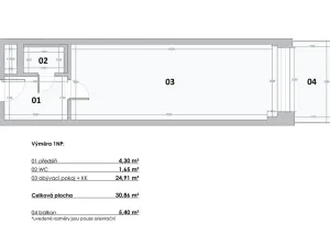 Prodej bytu 2+kk, Praha - Vysočany, Kolbenova, 49 m2