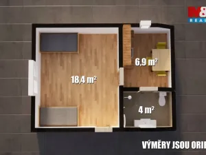 Pronájem bytu 1+kk, Plazy, 30 m2