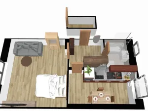 Prodej bytu 1+1, Brno - Jehnice, Zámezí, 42 m2