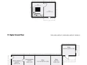 Prodej rodinného domu, Chropyně, Palackého, 80 m2