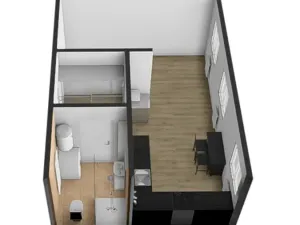 Pronájem bytu 1+kk, Brno, Tkalcovská, 32 m2