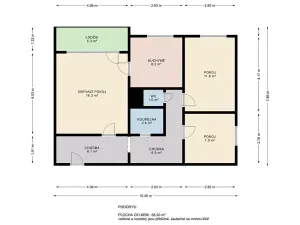 Prodej bytu 3+1, Praha - Hlubočepy, Lamačova, 63 m2