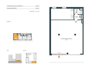 Pronájem obchodního prostoru, Praha - Hlubočepy, Wassermannova, 84 m2